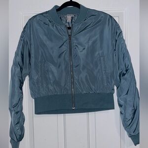 Forever 21 Teal Bomber Jacket